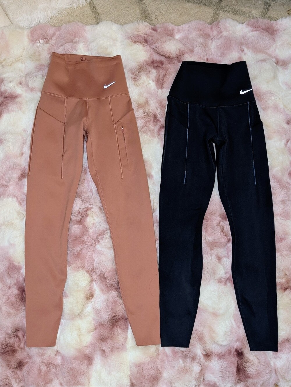 Nike Leggings Bundle Go & Universa Dri FIT XXS Set of 2